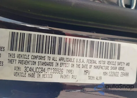 2018 Jeep Compass Limited Fwd из США, поврежденный, VIN 3C4NJCCB4JT139926